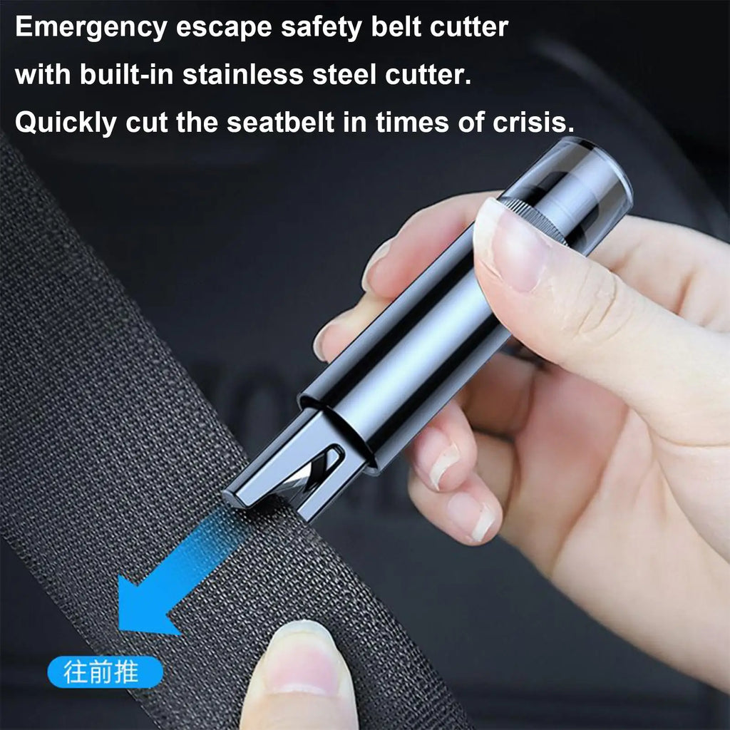 Tungsten Steel Window Breaker Seatbelt Cutter Under Water Safety Hammer, Vehicle Escape Tool for Van Sedan Truck Auto RV