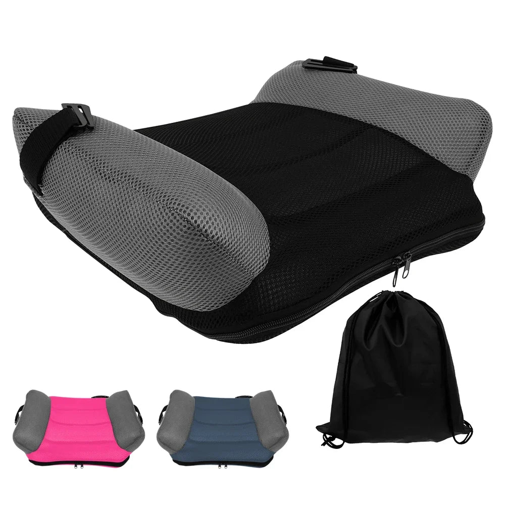 Inflatable Car Booster Seat Cushion PVC Travel Portable Booster Cushion with Storage Bag for Kids Comfort and Safety Travel