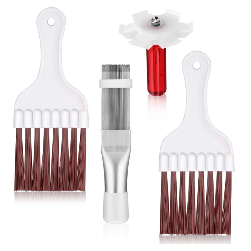 Air Conditioner Fin Cleaning Heat Dissipation Brush Condenser Dryer Stainless Steel Cleaning Brush Air Conditioner Slat Comb