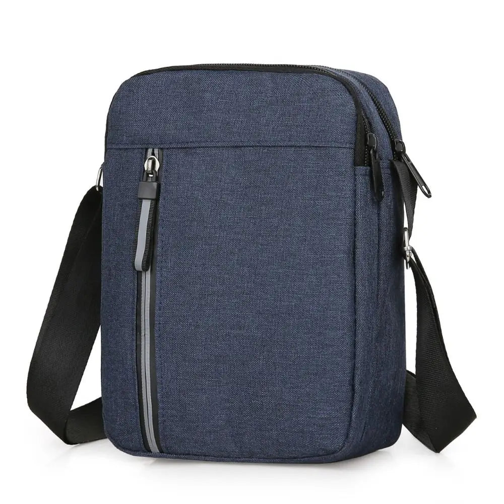 Large Capacity Crossbody Bag For Men Durable Casual Nylon Waterproof Handbag Messenger Bag Travel Male Fashion Shoulder Bag