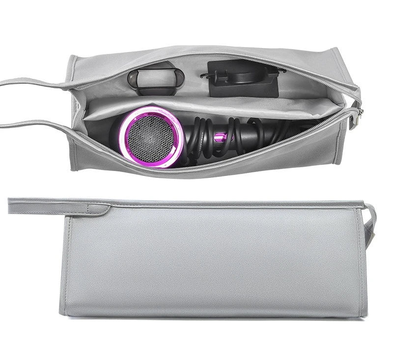 Portable Travel Organizer Hair Dryer Carrying Bag Dustproof Protective Cover Hair Curler Storage Case Pouch