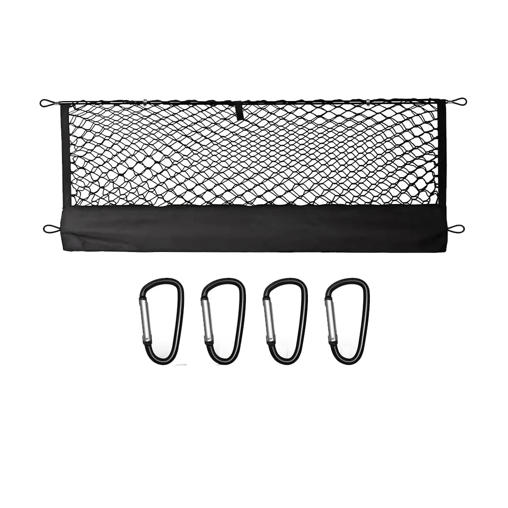 Car Trunk Net Elastic Luggage Net Cargo Organizer Storage For Chevy Silverado GMC Sierra Tretchable Car Mesh Network Pocket