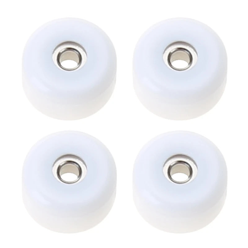 U13F Pack of 4Pcs  Truck Bearing Wheels for Mini Finger Skateboard Roller Skate Scooter Figurine Skateboard Accs