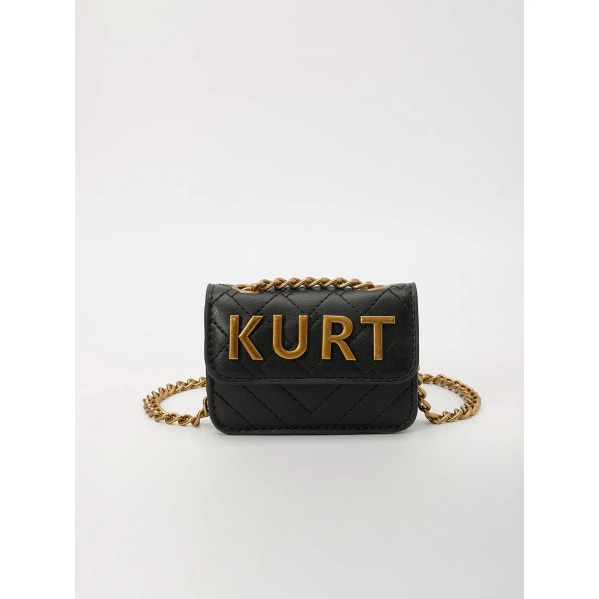 Mini Magnetic Crossbody Bag, Letter Flap & Chain Strap, Zipper Closure, Multi-Color for Daily & Office.