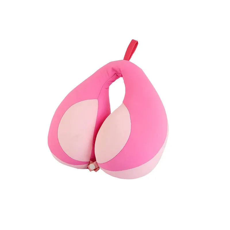 Children's Car Neck Protection Pillow Plush U-shaped Nap Pillow Baby Car Safety Seat Head Support Pillow Children Travel Pillow