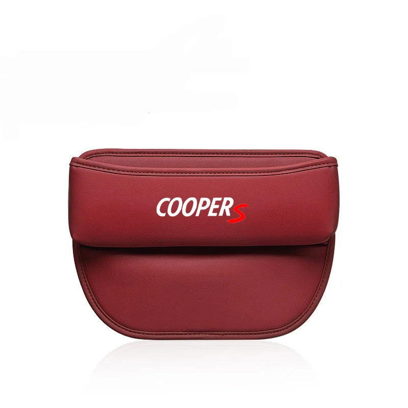Car Front Seat Slit Catcher Side Seat Gap Filler Organizer Special Seat Crevice Storage Box for Mini Coopers R55 R56 R60 R61 F54