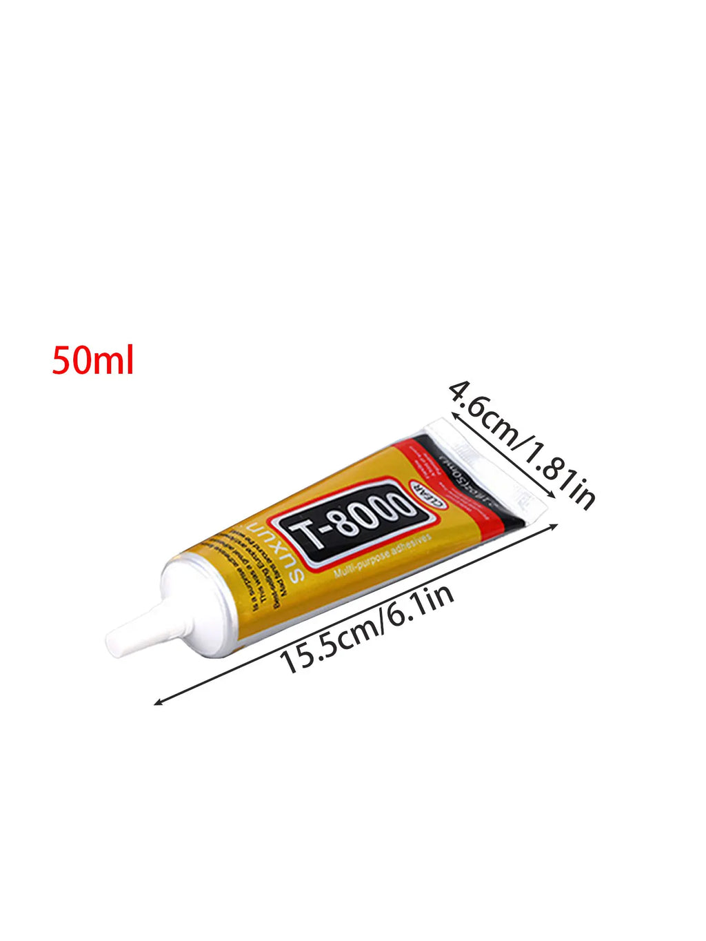 15/50/110Ml T-8000 Adhesive Epoxy Resin Repair Cell Phone Lcd Touch Screen Liquid Glue Jewelry Craft Transparent Adhesive Glue
