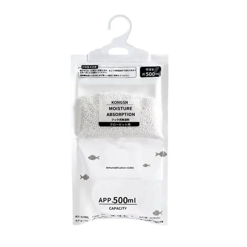 5/10/15Pcs Moisture Absorber Hanging Drying Clothes Dehumidifier Wardrobe Dehumidifier Bag Desiccant Moisture Absorption Bag