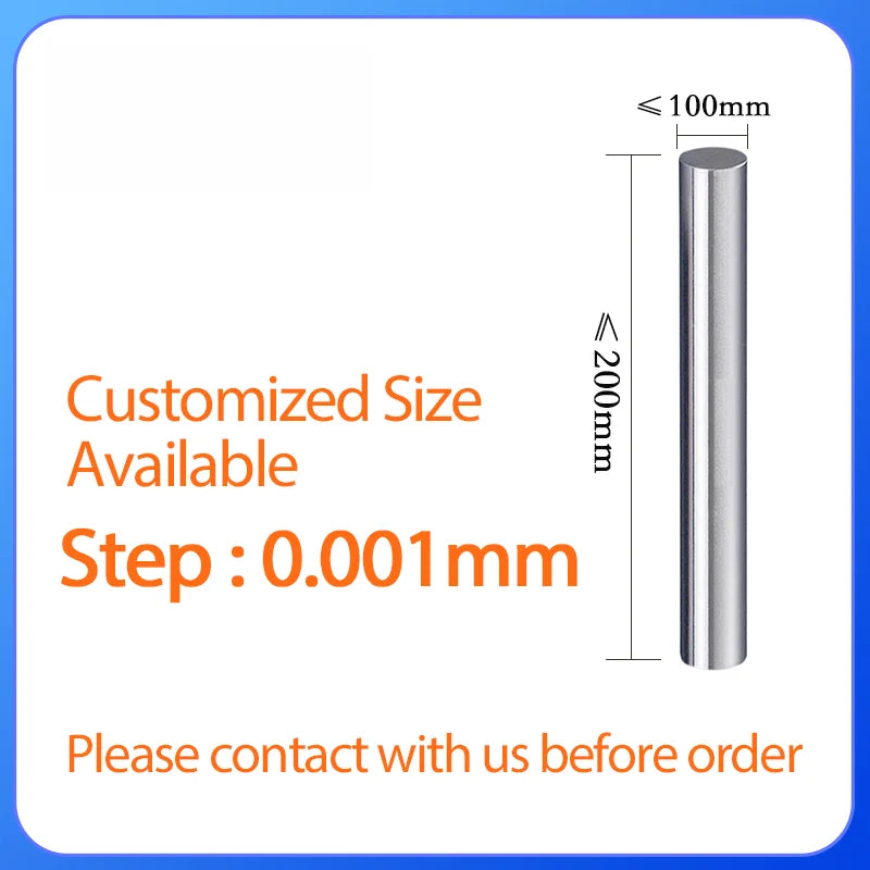 0.1-1-2-3-4-5mm.,51/99/101pcs,Step 0.01/0.05mm,Precision Steel Pin Gauge Set,Plug Gage for Carpentry and Inspection,Customizable