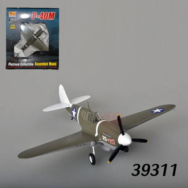 Easymodel 1/72 Scale Finished Military Aircraft Model Fighter Helicopter WWII and Modern Propeller Plane for Collection Display