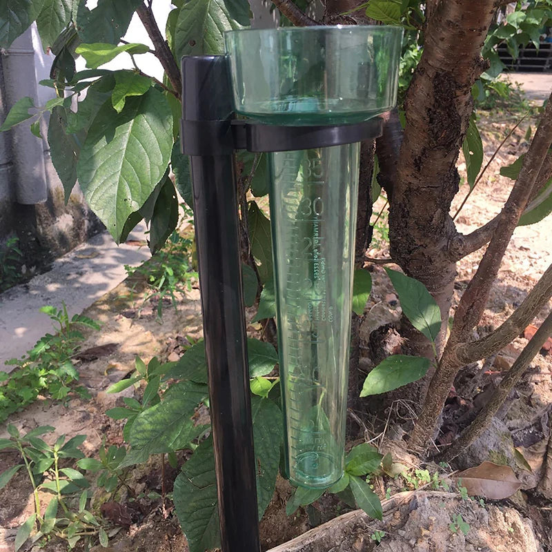 * Wholesale Portable  Rain Gauge Measurement Tool For Garden Water Ground Outdoor Rain Meter Collect Rainwater