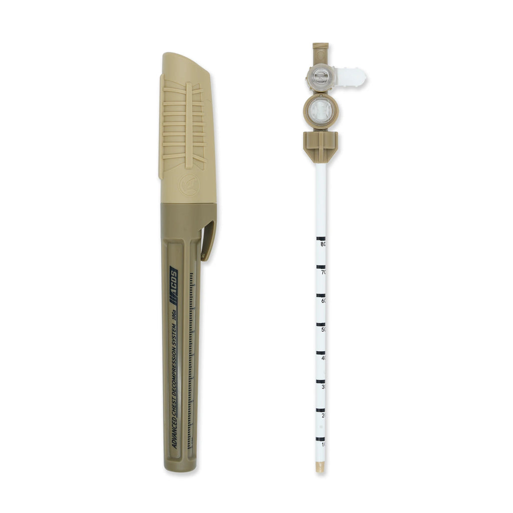 RHINO RESCUE 14ga Needle Decompression Kit |  Pneumothorax Catheter for Tension Pneumo, EMS & Trauma IFAK