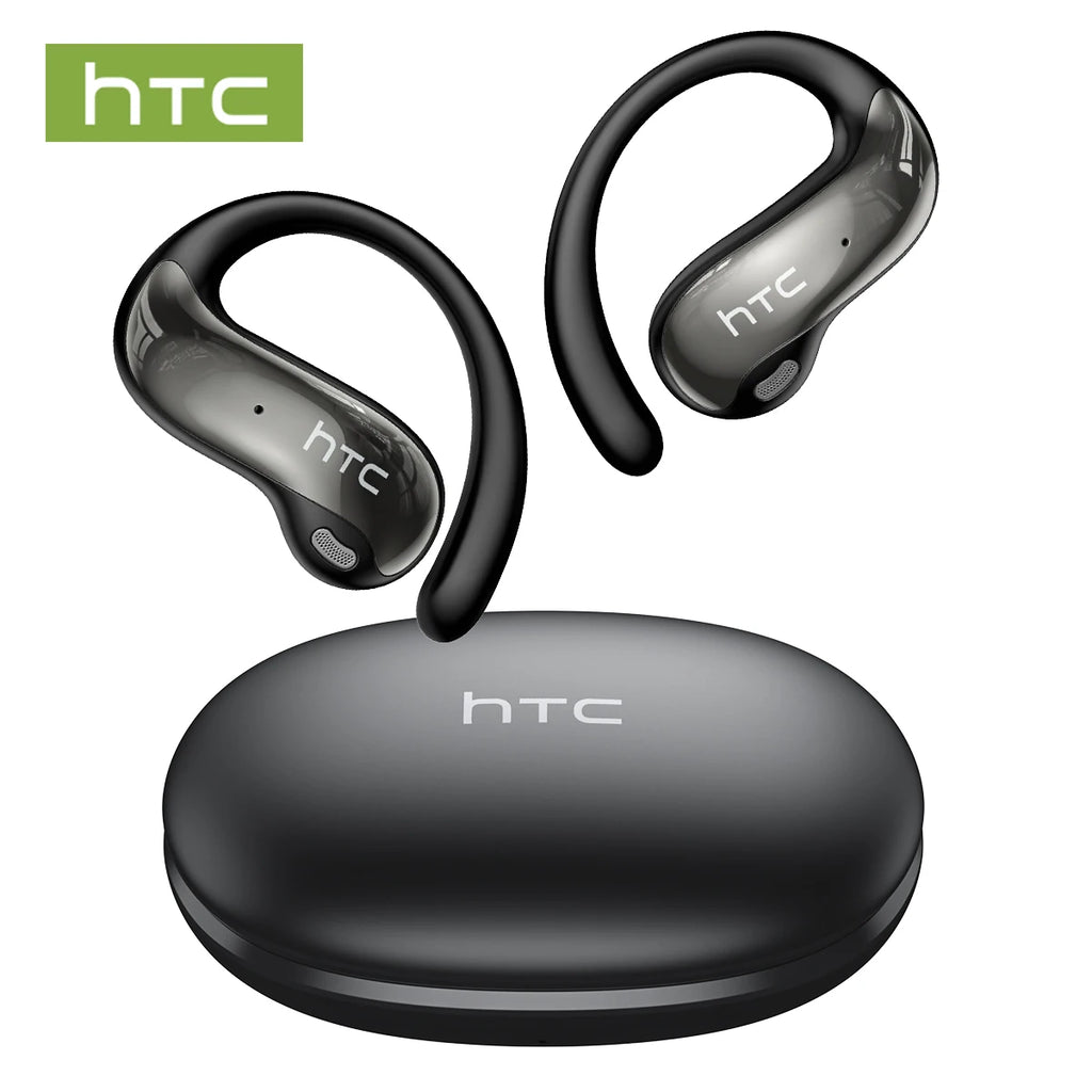 Bluetooth Wireless Headset HTC NE19 Open Ear Sports Earbuds Strong Bass Waterproof Ear Hook Stereo Bluetooth Auricles Choice