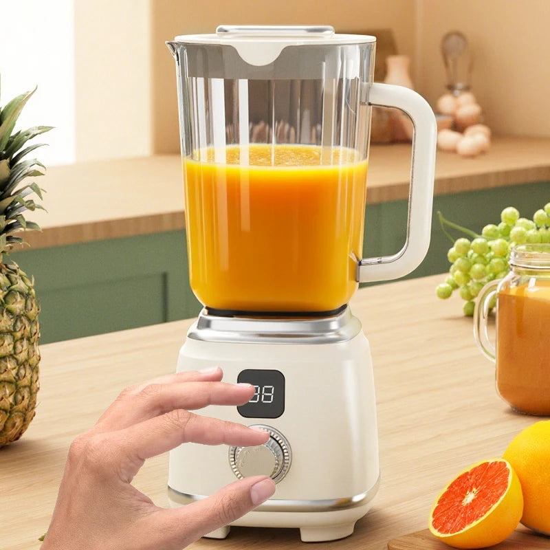 Electric Portable Wireless Blender 10 Blades 3000mAh Fruit Juicer Machine Home Use Ice Crushing Auxiliary Food Mixer for Orange