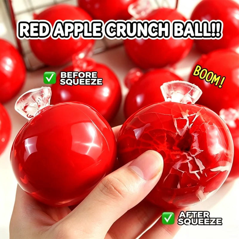 Fruit Crispy Pinch Stress Relief Toy Clay Handmade Ball Wax Pinch With Crispy Sound Soft And Slow Rebound Relaxing Toy Squeeze