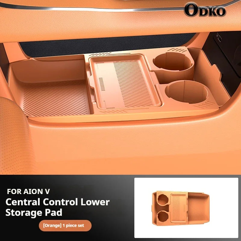 Silicone Storage Box FOR AION V Center Console Modification Anti-slip Pad Car Accessories Organizer Decoration