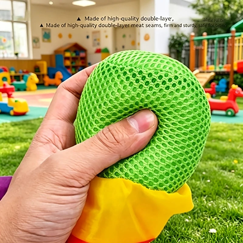 3/1PCS EVA Foam Rainbow Flying Tail Ball Outdoor Throwing Game Toy Soft Catch Toss Toy for Boys Girls