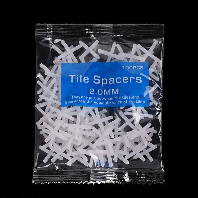 Ceramic Tile Spacer 2mm Cross Tile Leveling System Clips For Floor Wall Laying Construction Tools for Perfect Tile Alignment