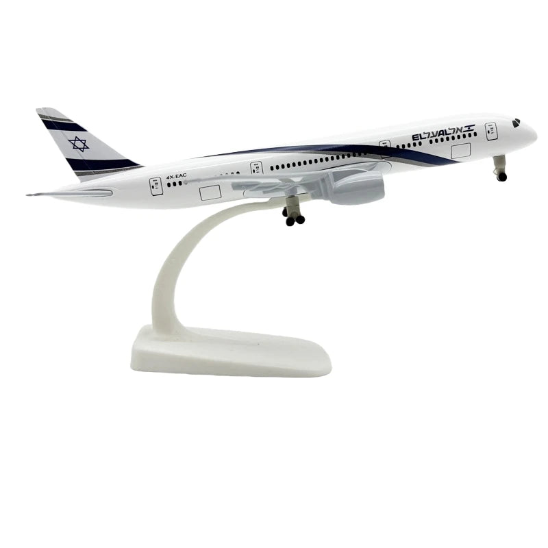 Israel Boeing 787 Airbus Model Toy 20cm Die-Cast Alloy Aircraft Collectible Toy Crafted for Collectors and Aviation Enthusiasts