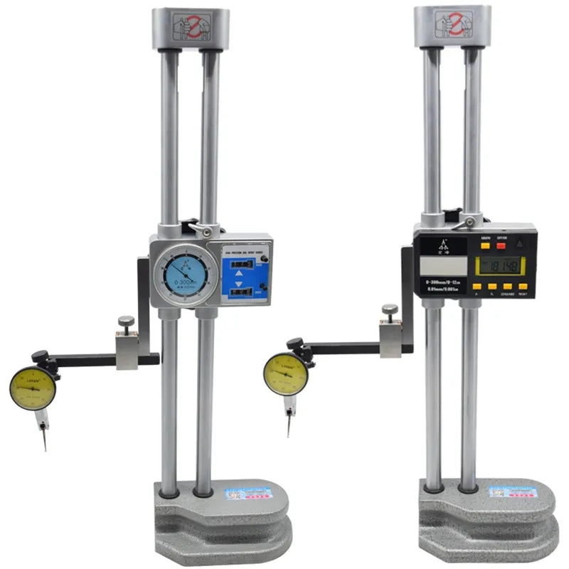High Precision Double Column Table Height Ruler Double Column Digital Height Gauge 0-300mm 0.01mmTable Height Ruler