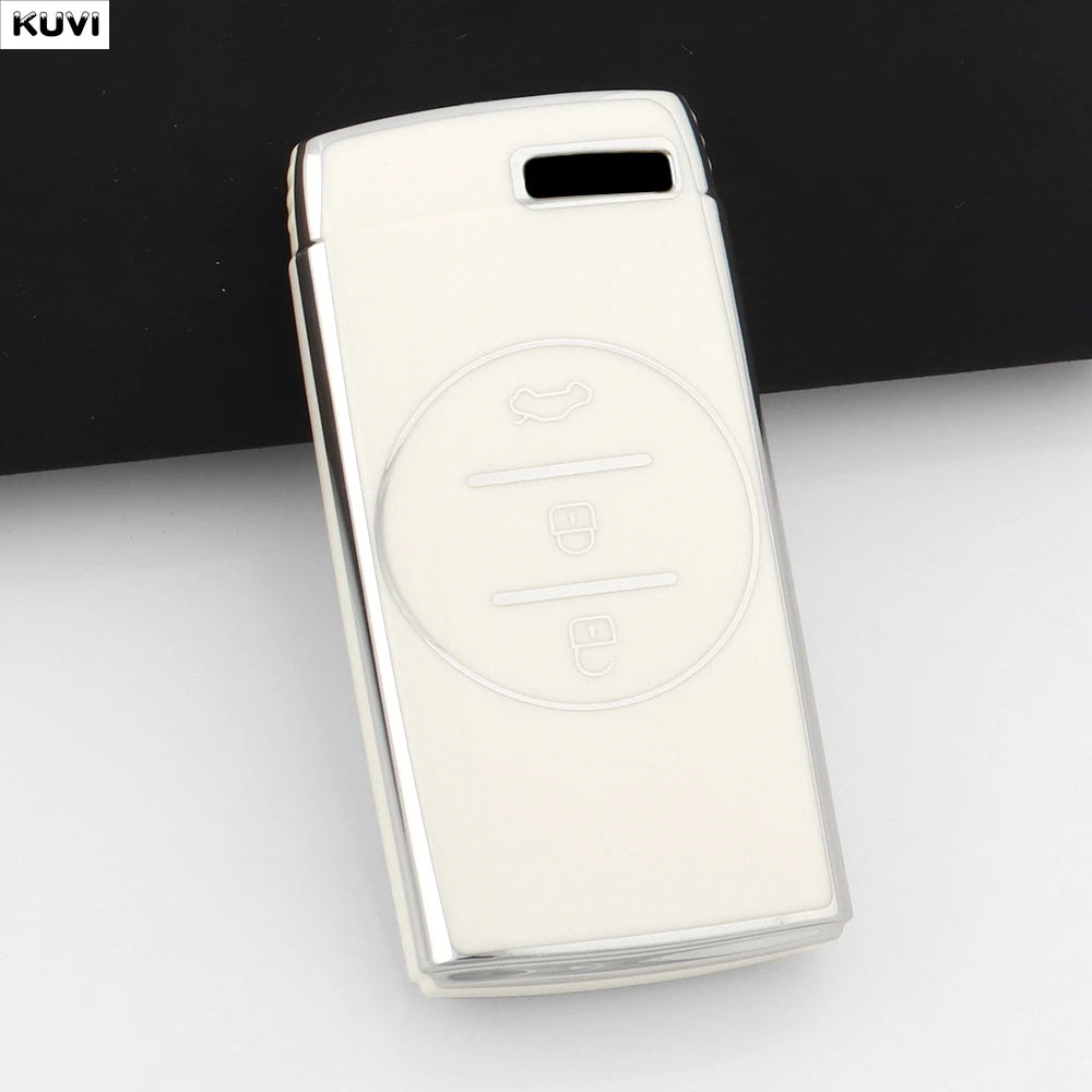 Pink TPU Car Remote Key Case Cover Fob Keychain Shell For Chery Tiggo 7 pro 8 Pro Exeed Tiggo 2 3x Arrizo 5 Pro Gx 5x EQ7 2021