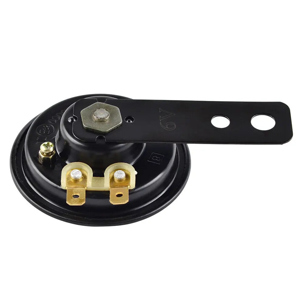 Motorcycle Electric Horn Kit Universal Waterproof Round Loud Horn Speakers 6V Horn 1.5A 105db Signal For Motorcycle Accessories