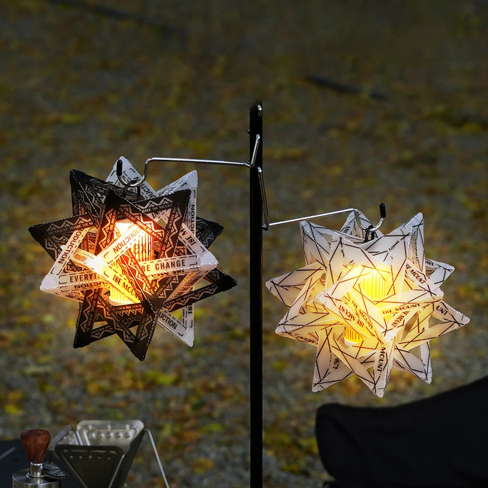 Outdoor Star Camping Light Shade Waterproof Atmosphere Lampshade Wear-Resistant Decorative Lampshade Lighting Accessories