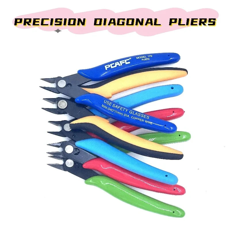 Diagonal Pliers Carbon Steel Pliers Electrical Wire Cable Cutters Flat Cuts Sharp Jaws Side Snips Flush Pliers Nipper Hand Tools