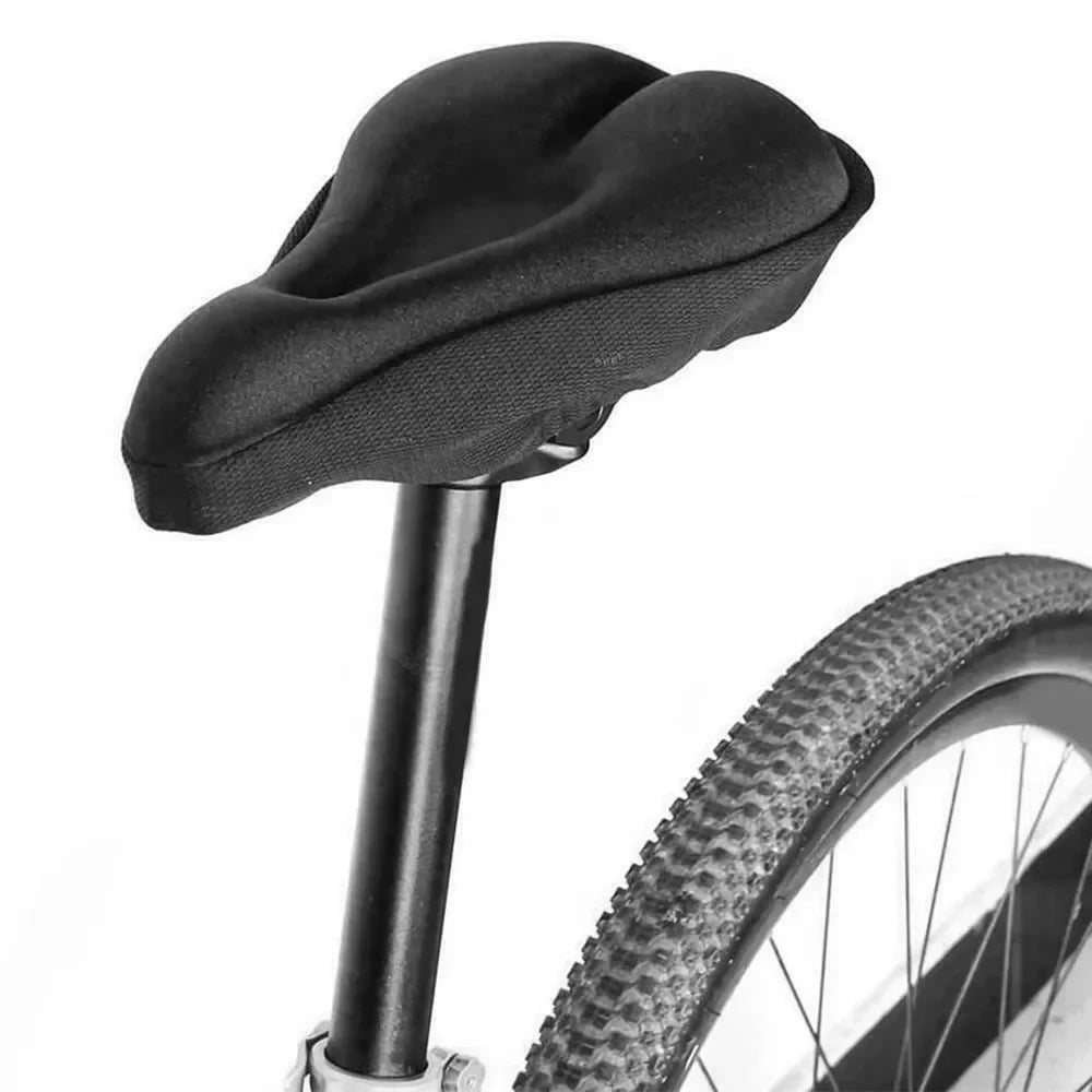 Breathable Bicycle Seat Cover MTB Bike Soft Thickened Saddle Seat Cushion Cycling Sponge Pad Cushion Cover Riding Accessories