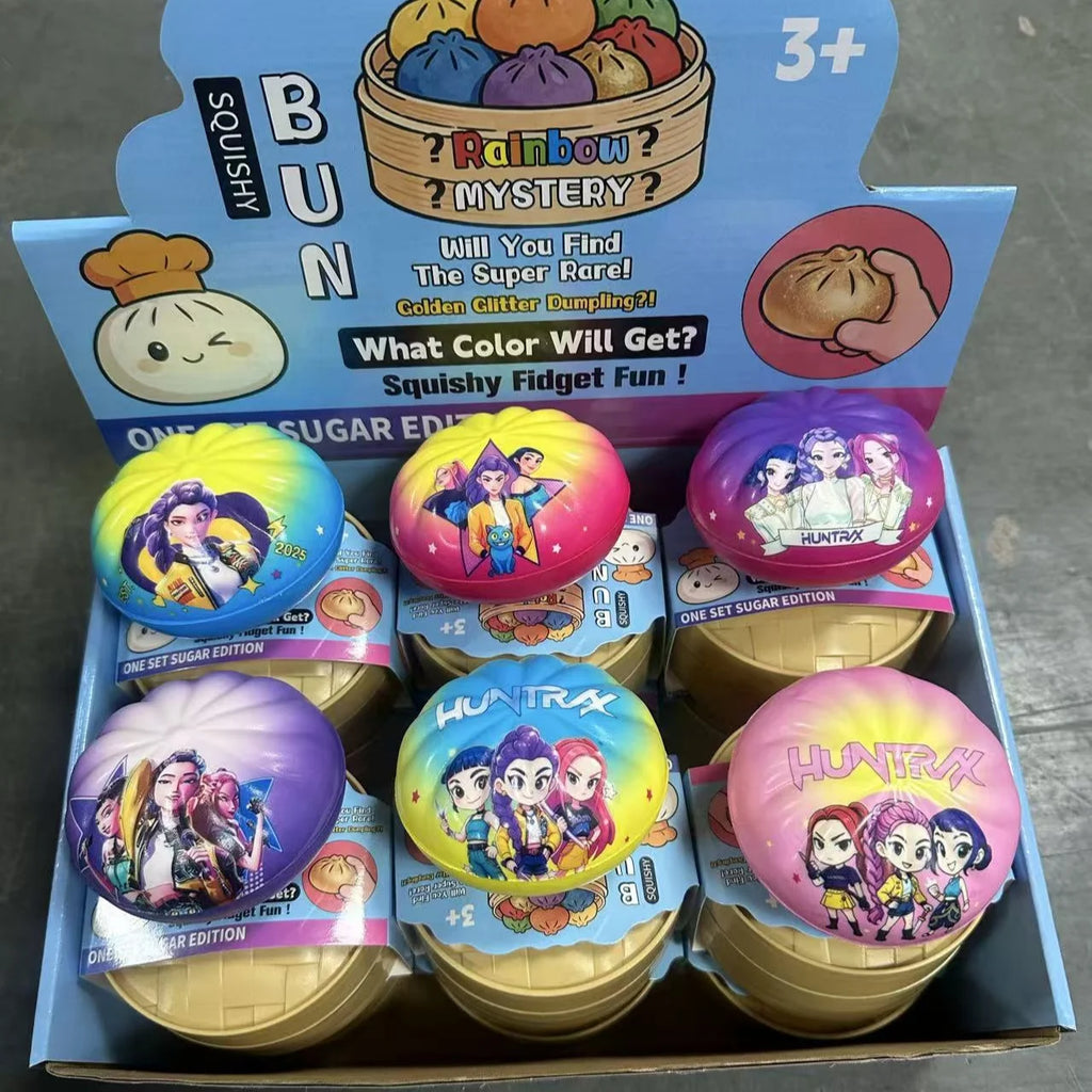 2026PU  Squishy Dumpling decompression toy dumpling shaped inspired by cartoons movies stress squeeze toy office accessories