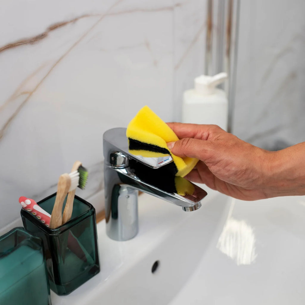 10-100PCS Non-Scratch Cleaning Scrub Sponges Kitchen Dish Sponge Scouring Pad For Washing Dishes Pots Pan Glass Sink Bathroom