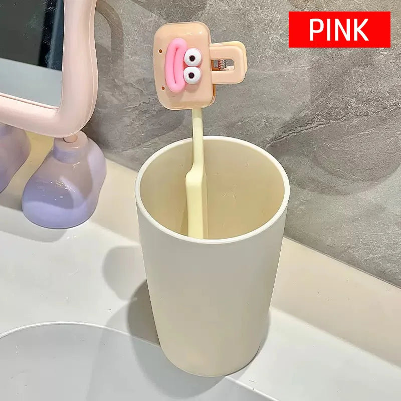 1PC Dopamine Home Toothbrush Head Protective Cap Electric Toothbrush Storage Clip Convenient Travel Toothbrush Cover Clip