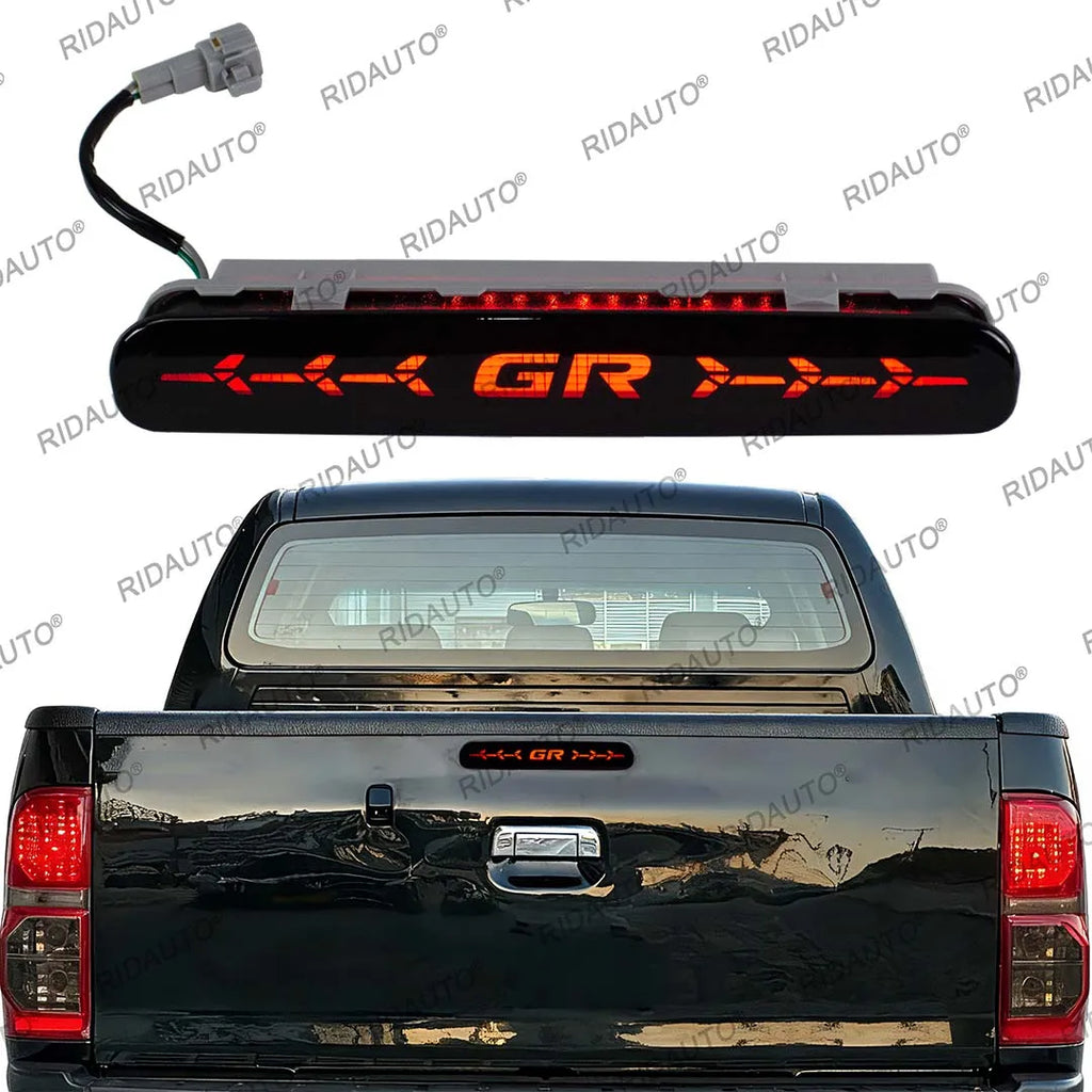 Third Brake Lamp Rear Tailgate Lights For Hilux Vigo 2008-2014 With GR LED Tailgate High Level Centre Brake Stop Signal Lights