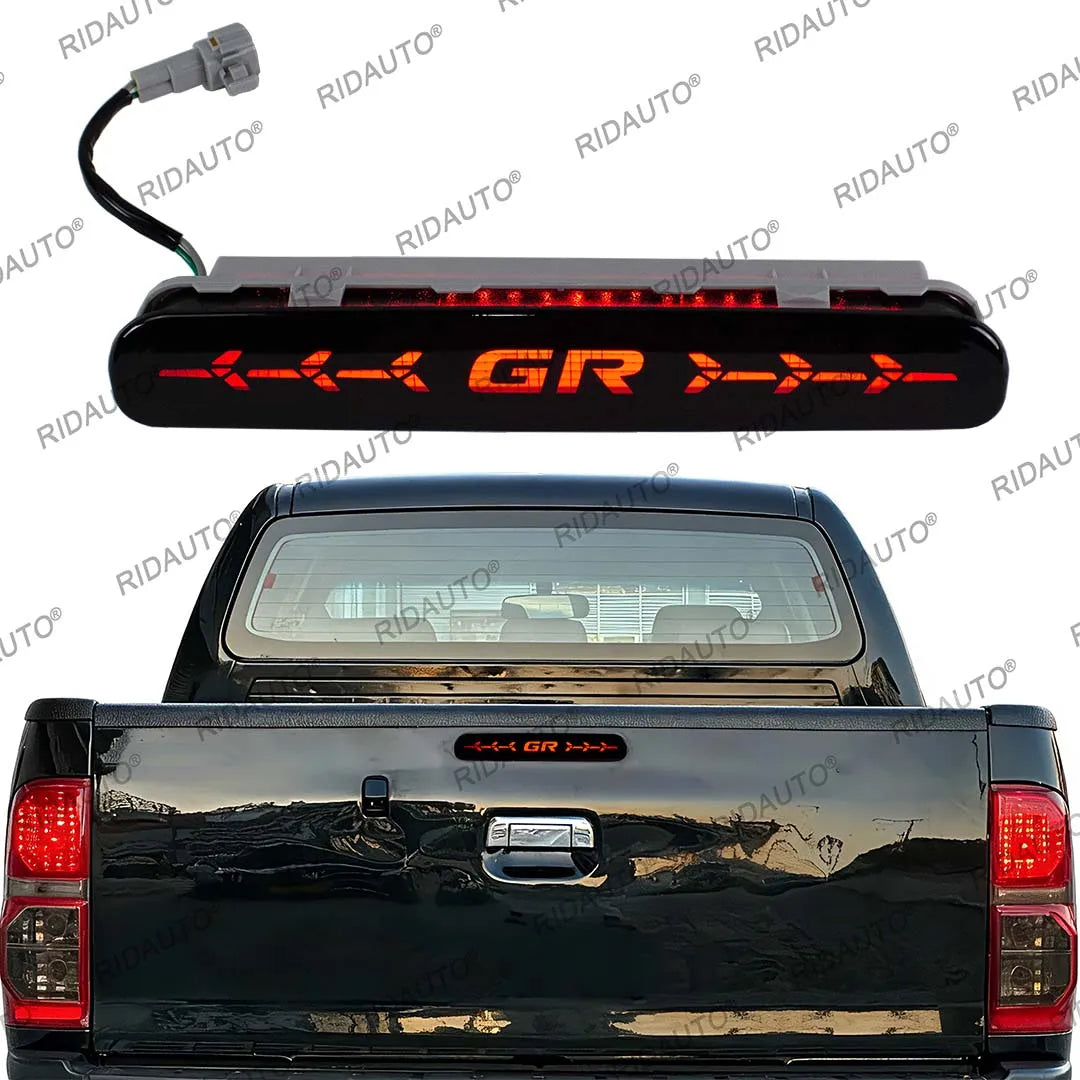 Third Brake Lamp Rear Tailgate Lights For Hilux Vigo 2008-2014 With GR LED Tailgate High Level Centre Brake Stop Signal Lights