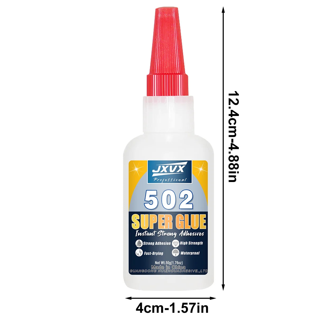 Super Universal Glue 502, Liquid Glue, Suitable for Wood, Glass, Metal, Plastic, Repair, DIY Crafts, Large Size of 50g for Greater Profitability, Stationery, Office Supplies, Glue