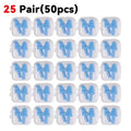 1-25Pairs Soft Silicone Earplugs Waterproof Swimming Ear Plugs Reusable Noise Reduction Sleeping Ear Plugs Protector with Box