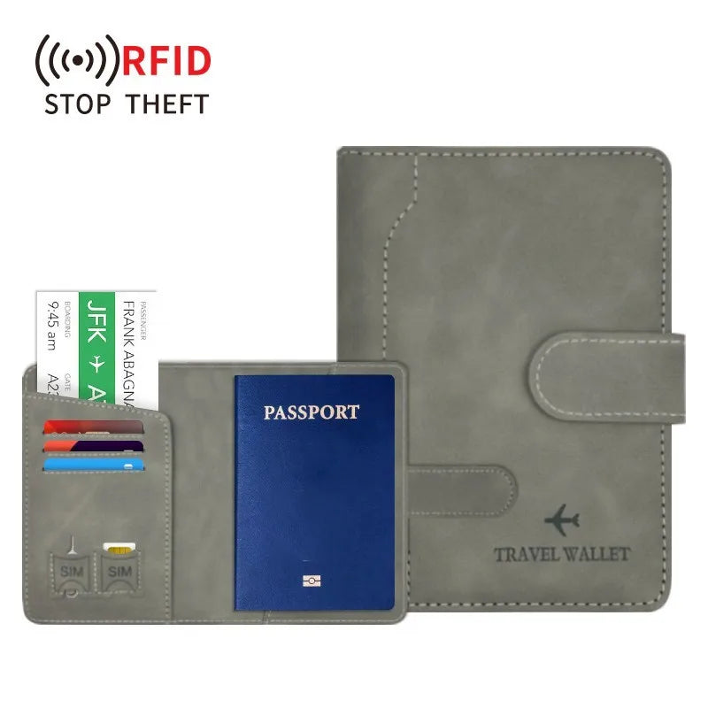 Passport Holder for Travel Essentials, Passport Wallet Cover Case for Travel Must Haves Accessories for Women and Men