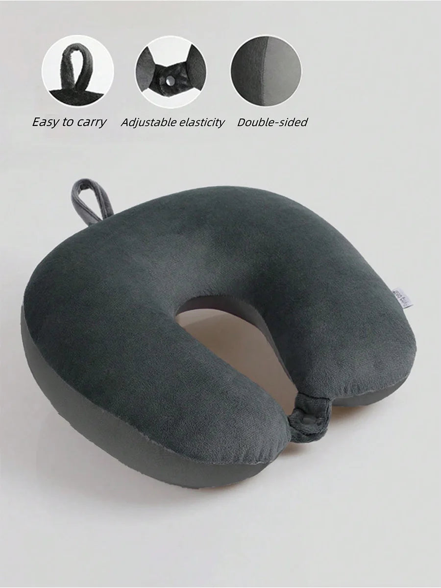 1pc U-shaped travel pillow ,neck pillow for traveling,airplane pillow for sleeping travel