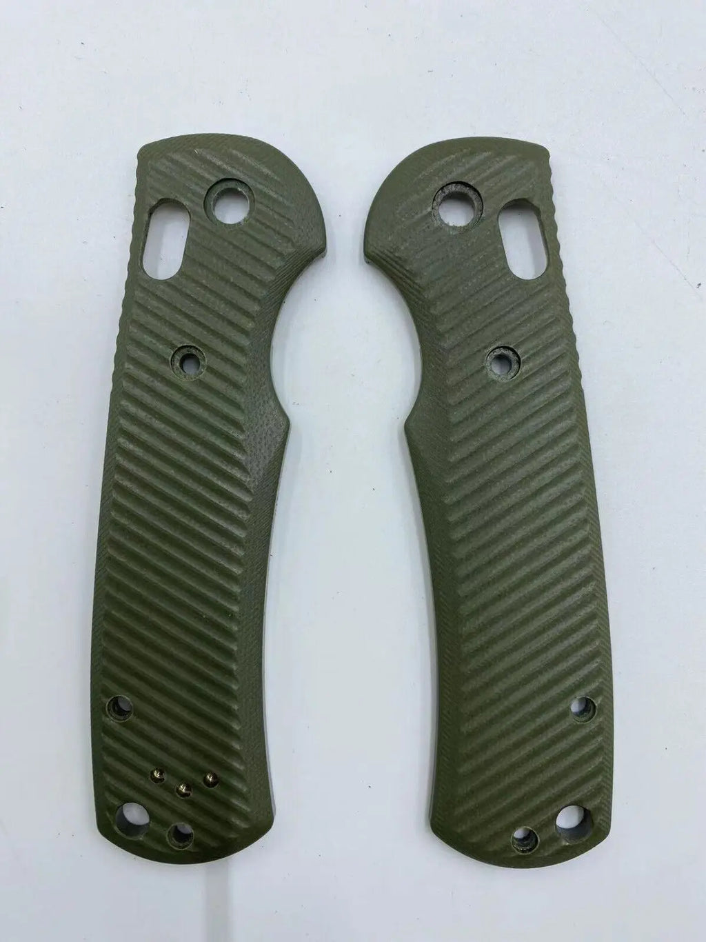 1 Pair 2 Colors Custom Made G10 Material Handle Scales for Benchmade Griptilian 550/551 Folding Knives