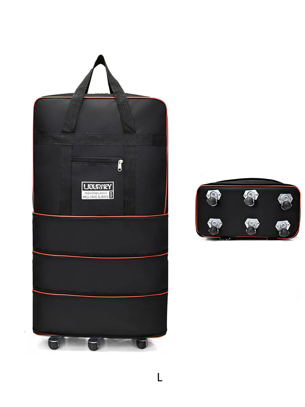 Foldable Duffel Bag for Weekend Trips，Family Travel Luggage Bag，Gift-Ready Weekender Bag，Duffel Bag，Carry-On Bag，Overnight Bag