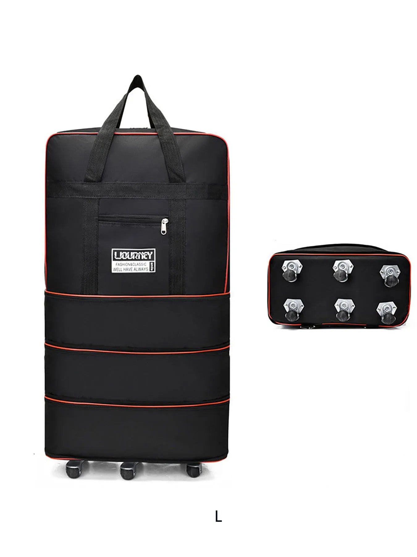 Foldable Duffel Bag for Weekend Trips，Family Travel Luggage Bag，Gift-Ready Weekender Bag，Duffel Bag，Carry-On Bag，Overnight Bag