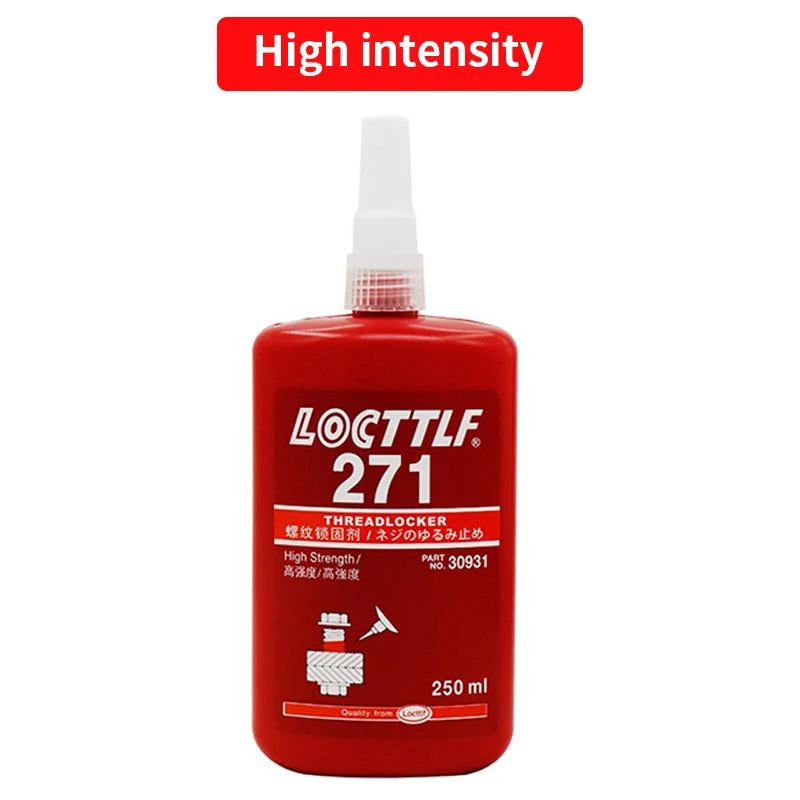 243 Blue Anaerobic Adhesive Medium Strength Threadlockers For All Metal Threaded Components Removable Waterproof 50ML