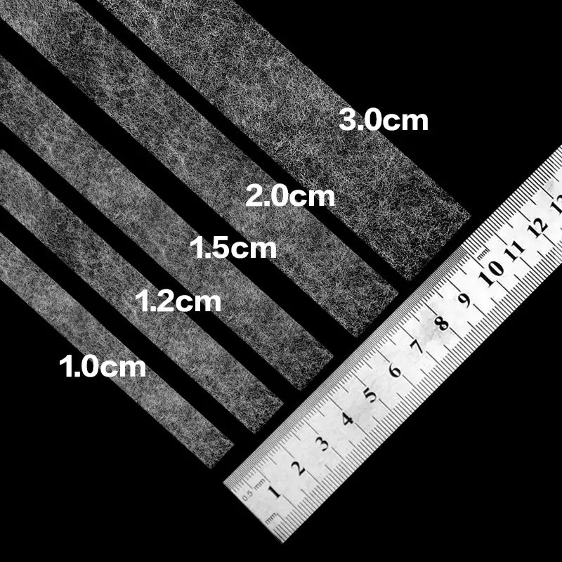 60Meters/Roll Double-sided Non-woven Interlining Adhesive Fabric Cloth Iron On Hem Tape Interlining Web DIY Sewing Crafts