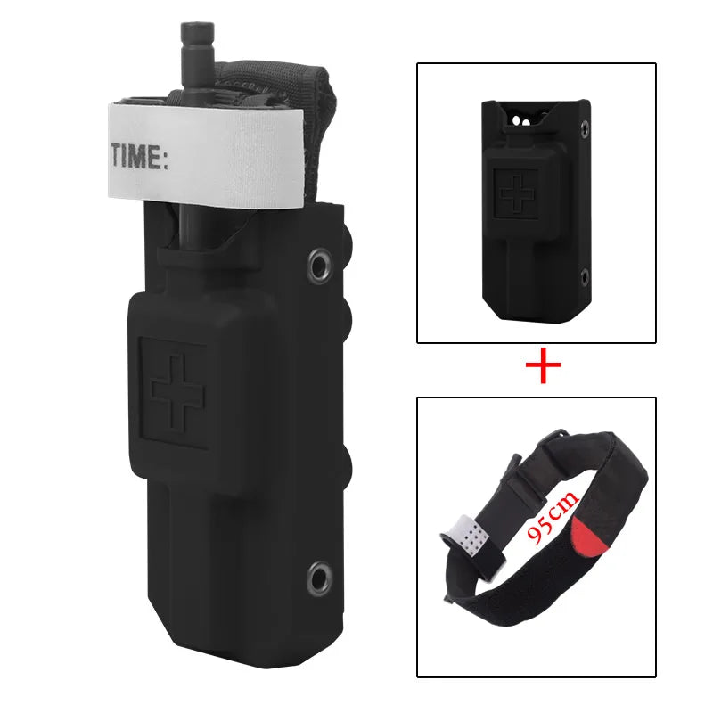 95cm Tactical Tourniquet With Holder Combat Molle EMT First Aid Kit Medical Emergency Belt For Outdoor Survival CS