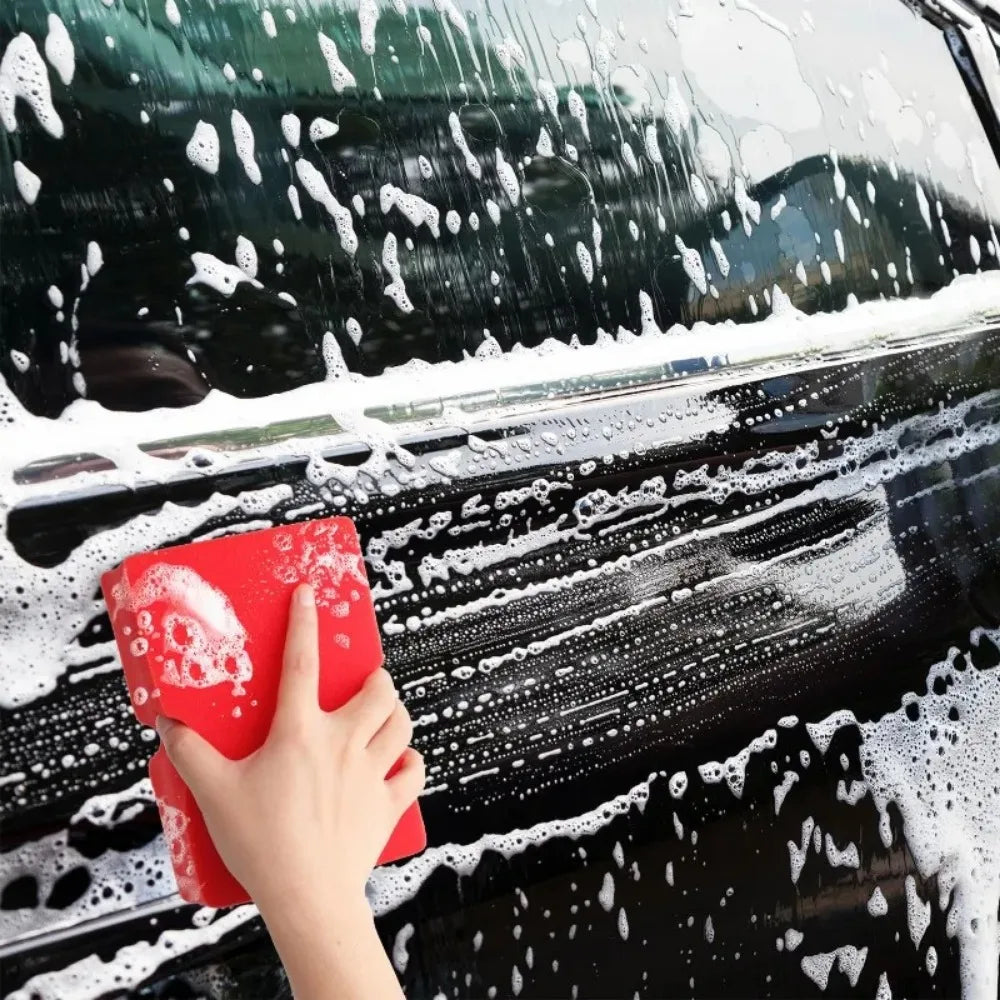 1pcs Durable Non-Scratch Car Wash Tools Soft Foam Grid Sponge Universal Large Cross Cut Cleaning Accessories 2025 New
