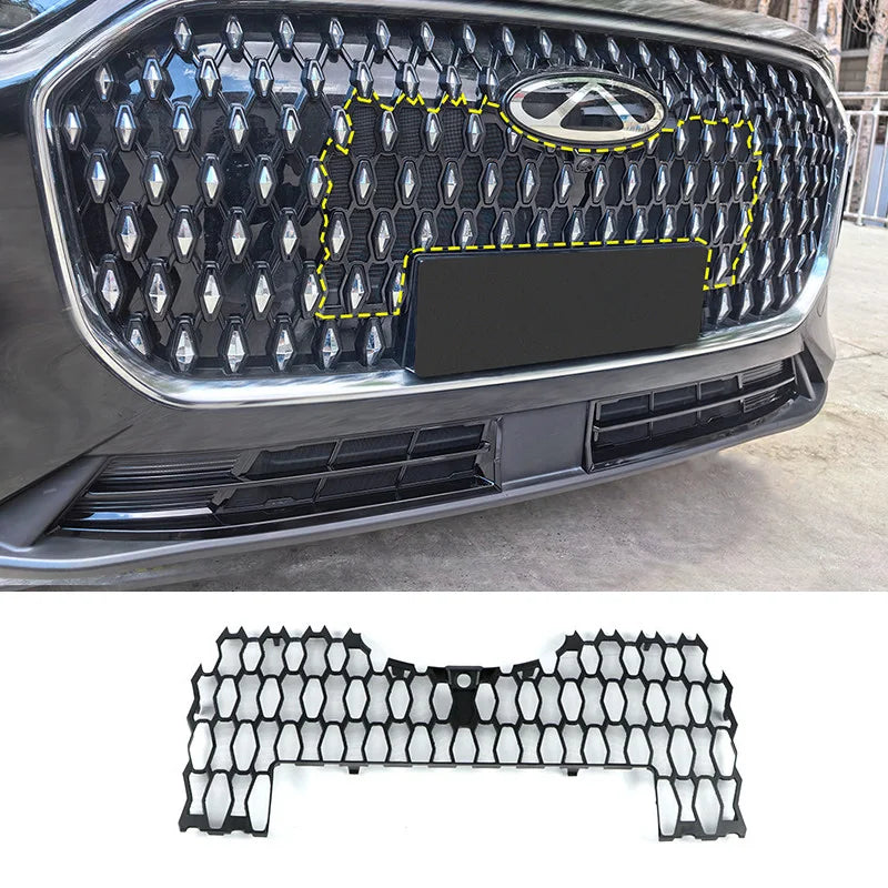 For Chery Tiggo 9 8L 2024-2026 Car Grille Insect Screen Snap-on Installation Detachable Design Easy Remove and Clean Auto Part