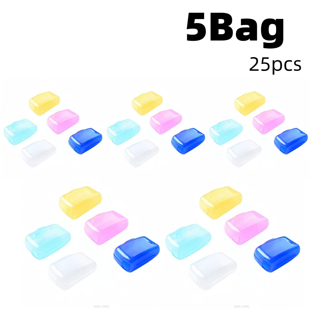 YS00269(1)-Household & Travel Toothbrush Storage Clip - Dustproof Protective Cap, Head Cover & Storage Case
