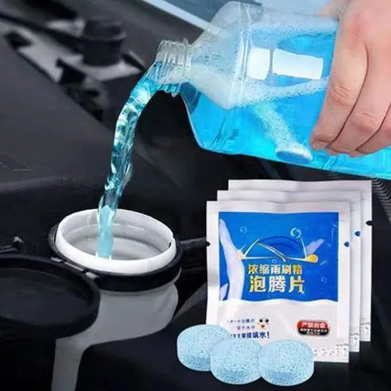 Car Windscreen Wiper Solid Cleaner Effervescent Tablets Cleaning Universal Windshield Window Glass Water Dust Washing Cleaner