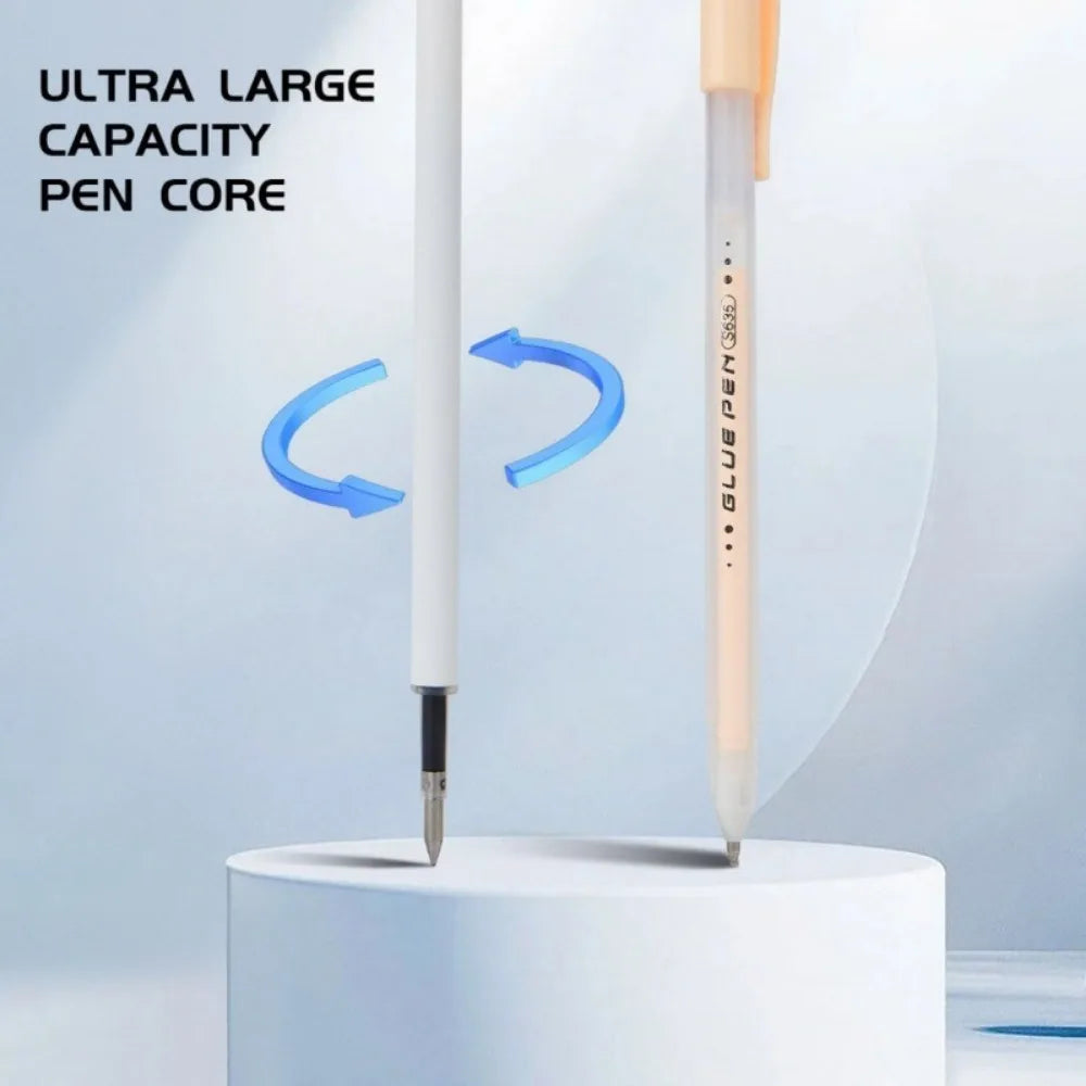 Macaron Color Suction Card Packing Glue Pens DIY Handmade Dot Glue Portable Quick-drying Glue School & Office Stationery
