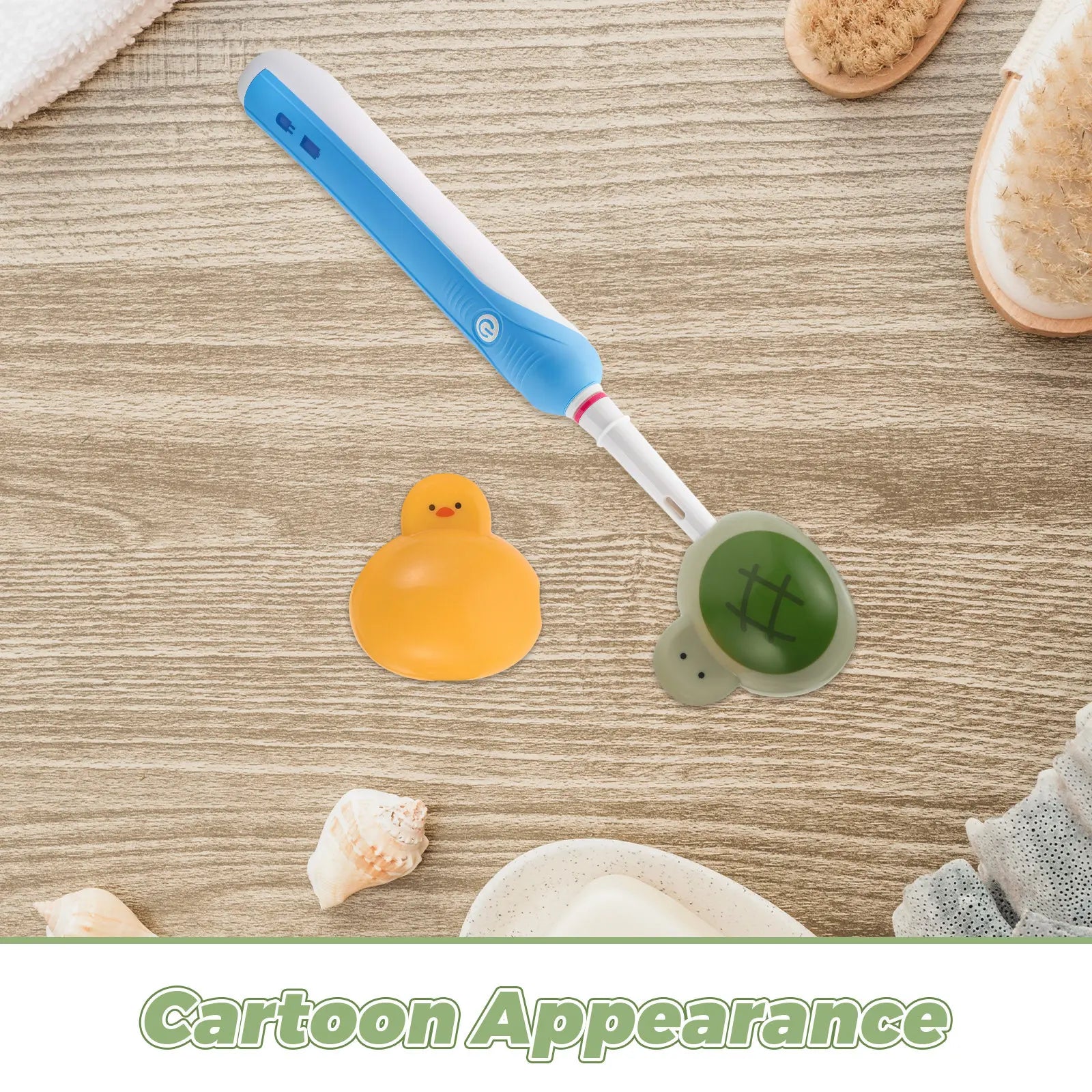 2Pcs Cartoon Toothbrush Protective Cover Head Cap Portable Plastic Protector Electric Toothbrush Travel Friendly Animal